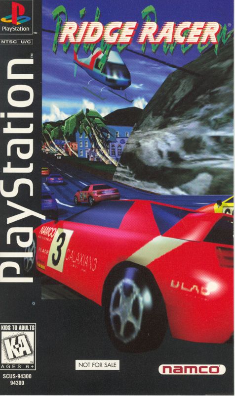 Front Cover for Ridge Racer (PlayStation) (Bundled with the PlayStation)