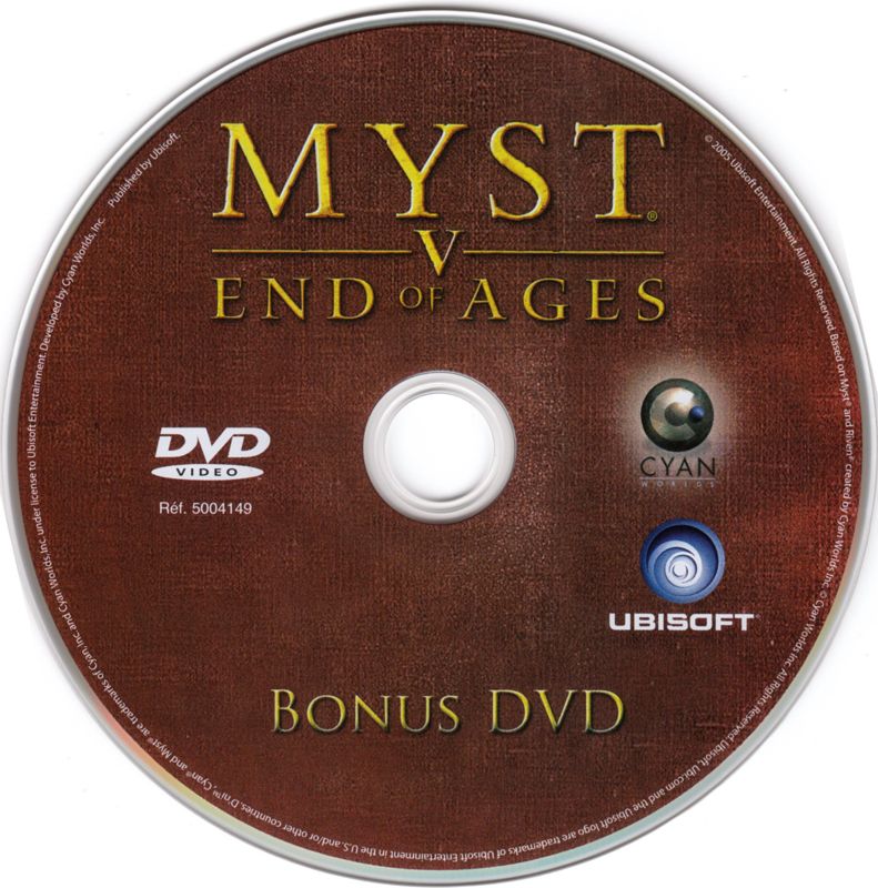 Extras for Myst V: End of Ages (Limited Edition) (Macintosh and Windows) (Book-like box): Bonus Disc