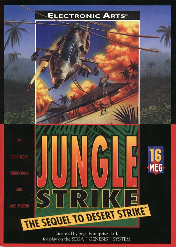Front Cover for Jungle Strike (Genesis)