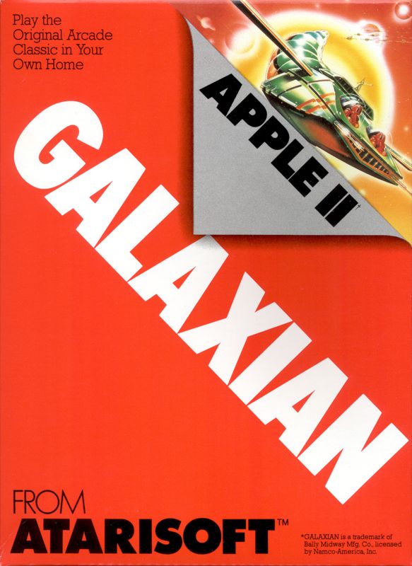 Front Cover for Galaxian (Apple II)