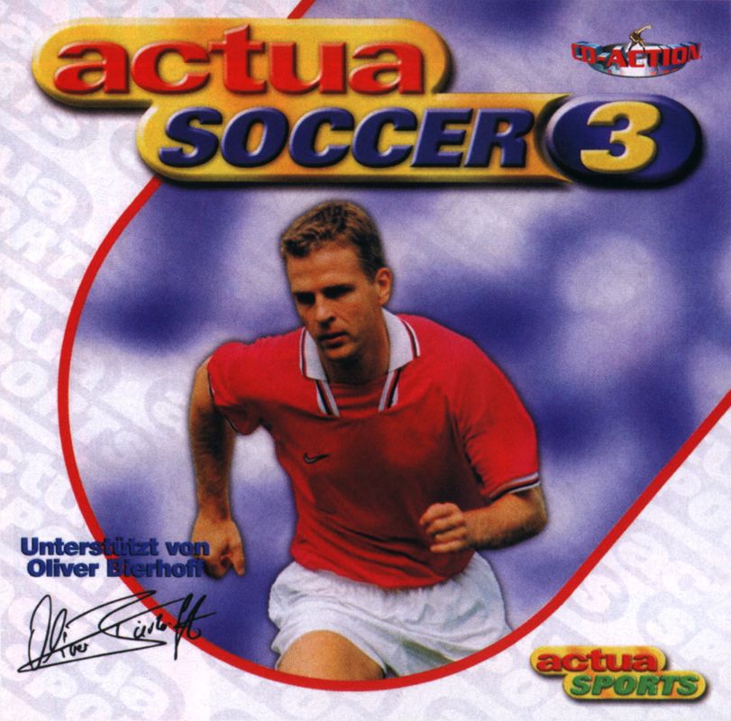 Front Cover for Actua Soccer 3 (Windows) (CD-Action magazine #46 (3/2000) covermount)