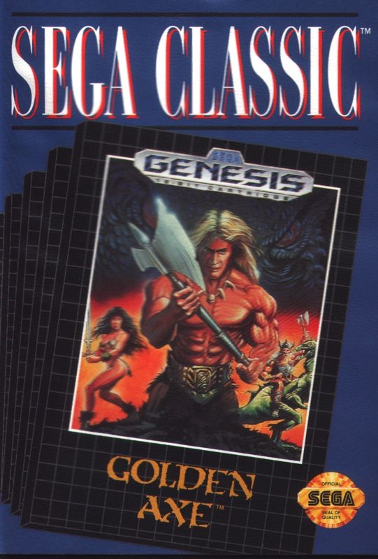 Front Cover for Golden Axe (Genesis) (Sega Classic release)