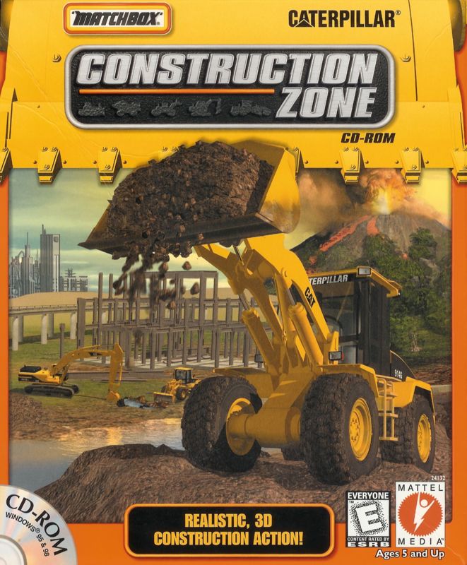 Front Cover for MatchBox Caterpillar Construction Zone (Windows)