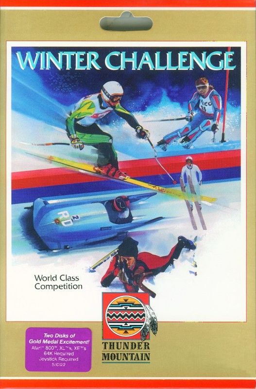 Front Cover for Winter Challenge: World Class Competition (Atari 8-bit)