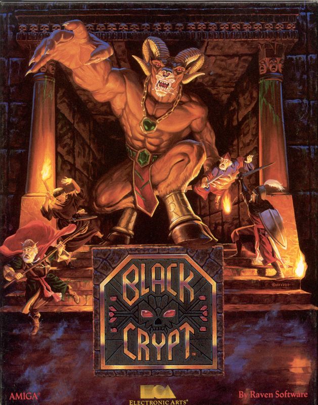 Front Cover for Black Crypt (Amiga)