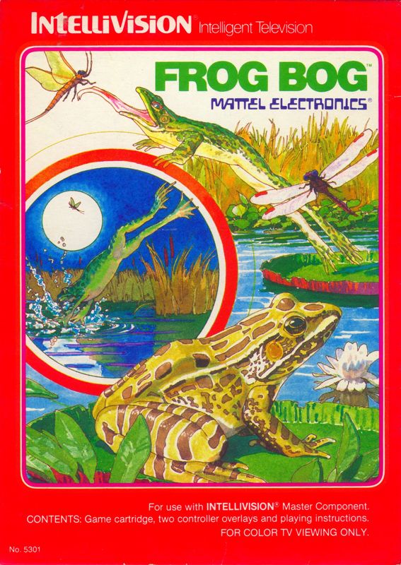 Front Cover for Frog Bog (Intellivision)
