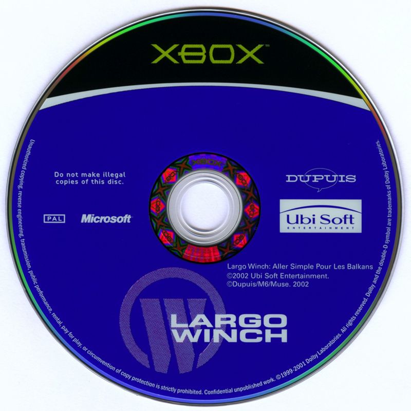 Media for Largo Winch: Empire Under Threat (Xbox)