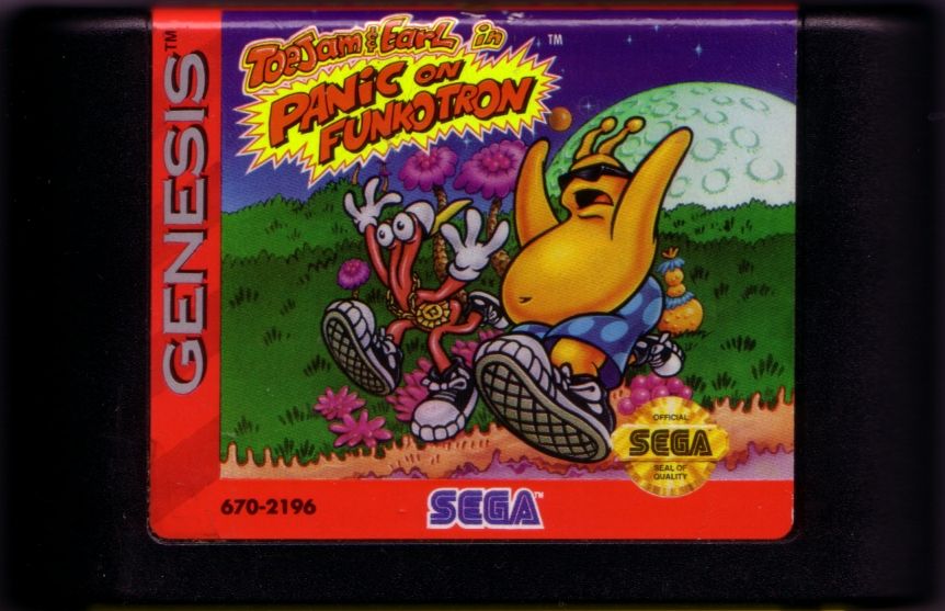 Media for ToeJam & Earl in Panic on Funkotron (Genesis)