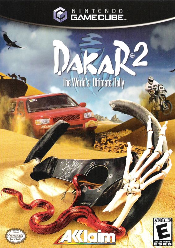 Front Cover for Dakar 2: The World's Ultimate Rally (GameCube)