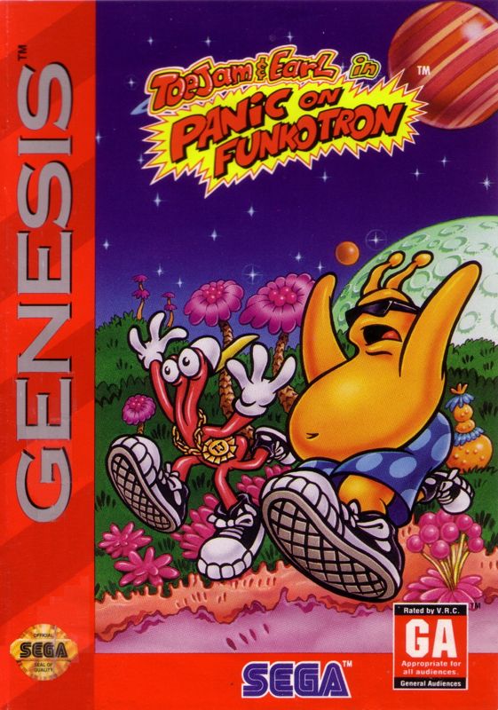 Front Cover for ToeJam & Earl in Panic on Funkotron (Genesis)