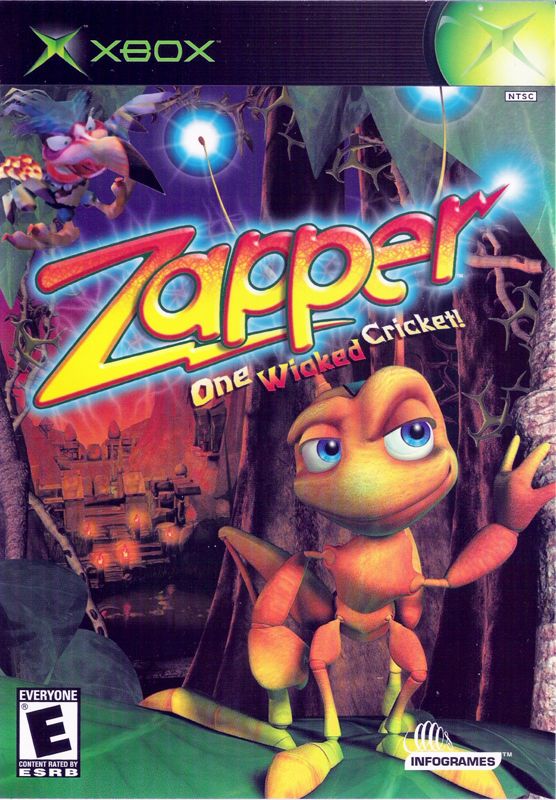 Zapper: One Wicked Cricket! cover or packaging material - MobyGames