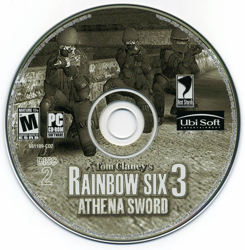 Media for Tom Clancy's Rainbow Six 3: Gold Edition (Windows): Athena Sword Disc 2