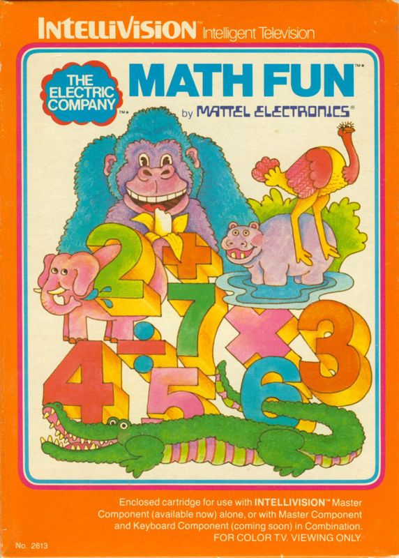 Front Cover for The Electric Company Math Fun (Intellivision)