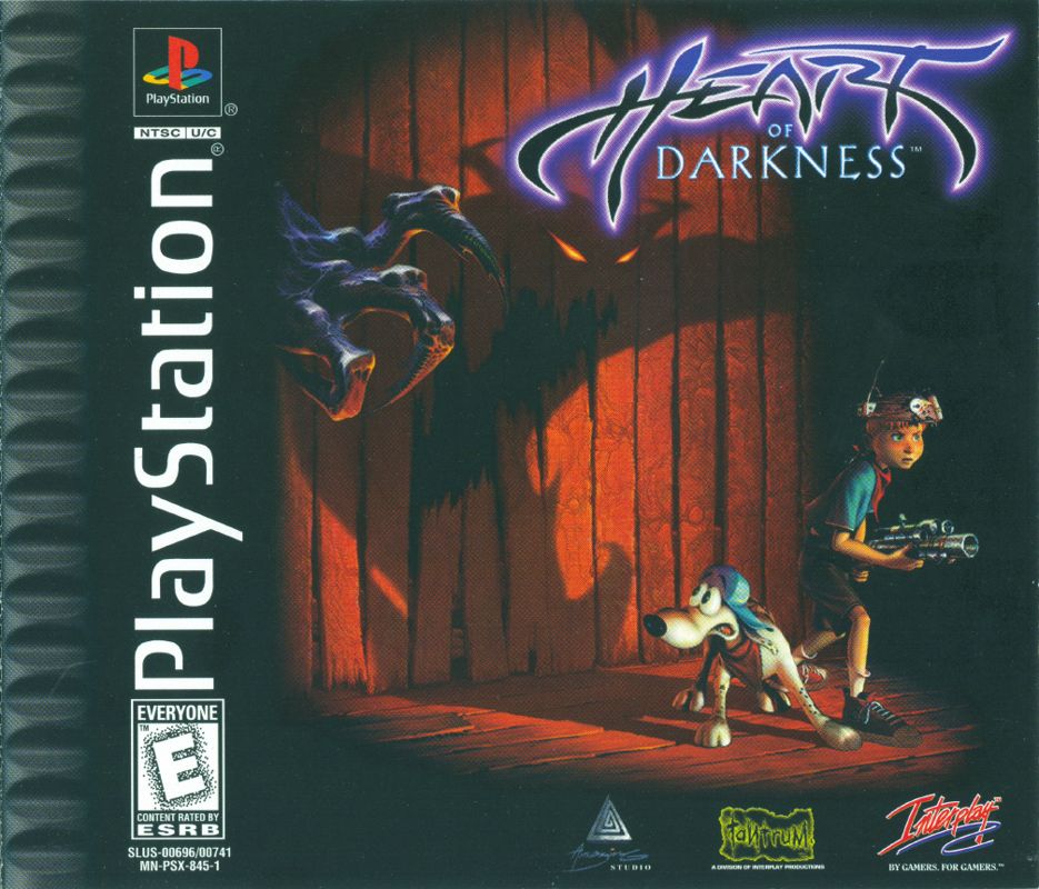 Front Cover for Heart of Darkness (PlayStation)