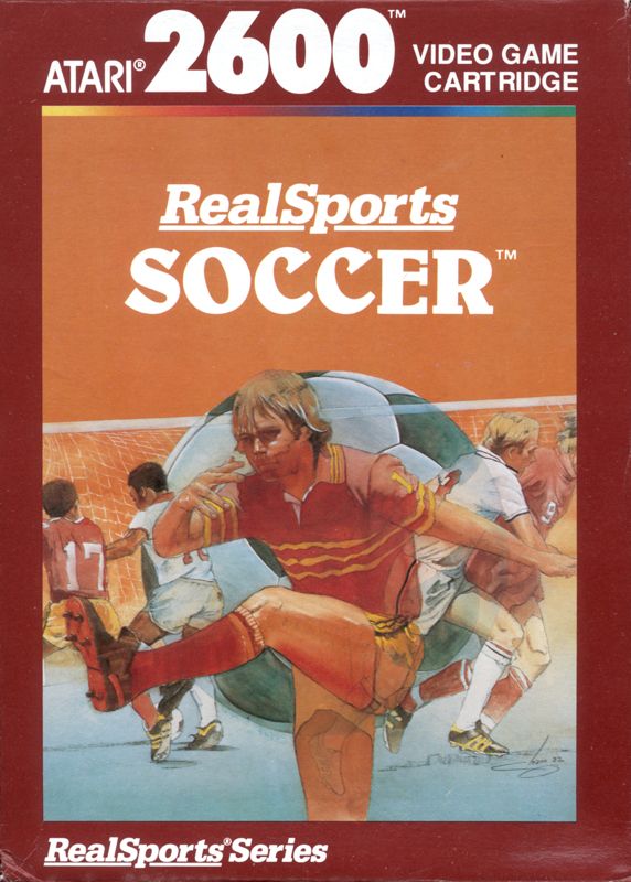 Front Cover for RealSports Soccer (Atari 2600) (1988 release)