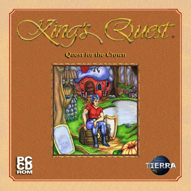 Front Cover for King's Quest: Quest for the Crown (DOS and Windows)