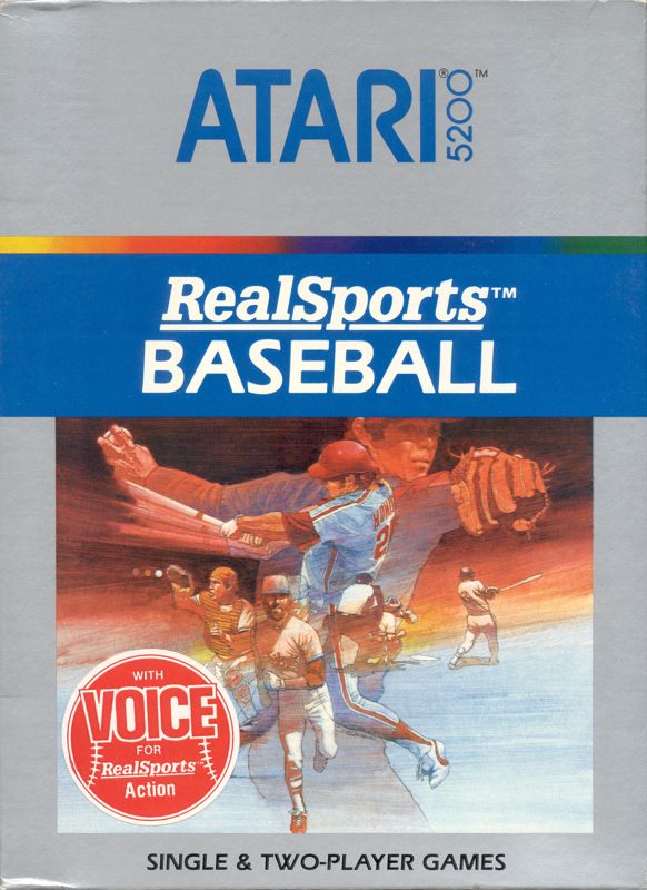 Front Cover for RealSports Baseball (Atari 5200)