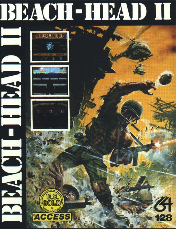 Front Cover for Beach-Head II: The Dictator Strikes Back (Commodore 64)