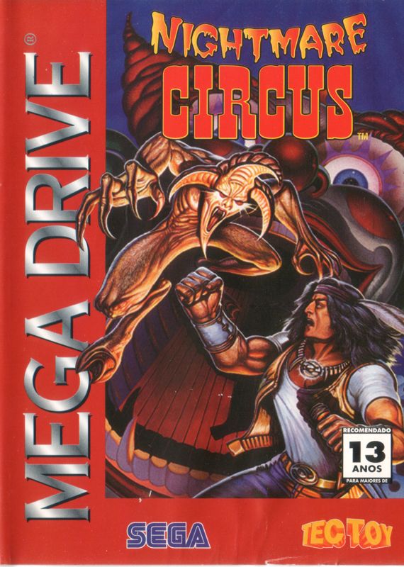 Front Cover for Nightmare Circus (Genesis)