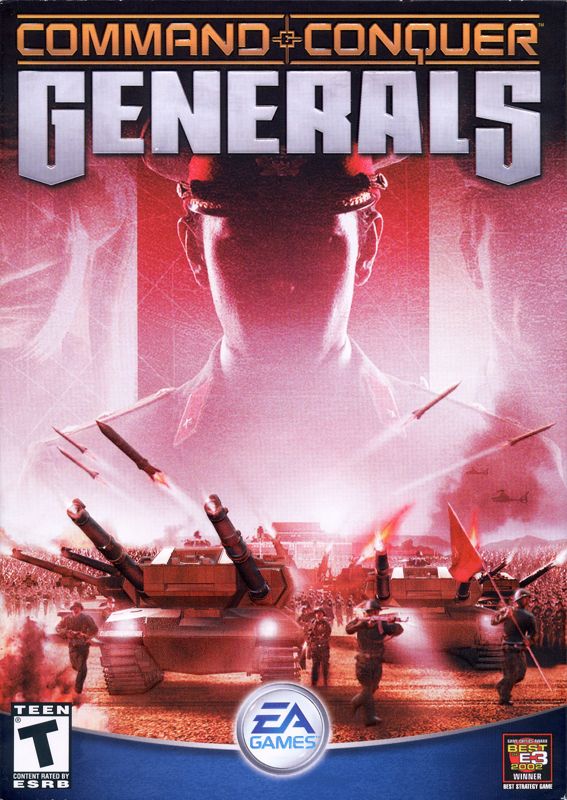 Command Conquer: Generals cover or packaging material MobyGames