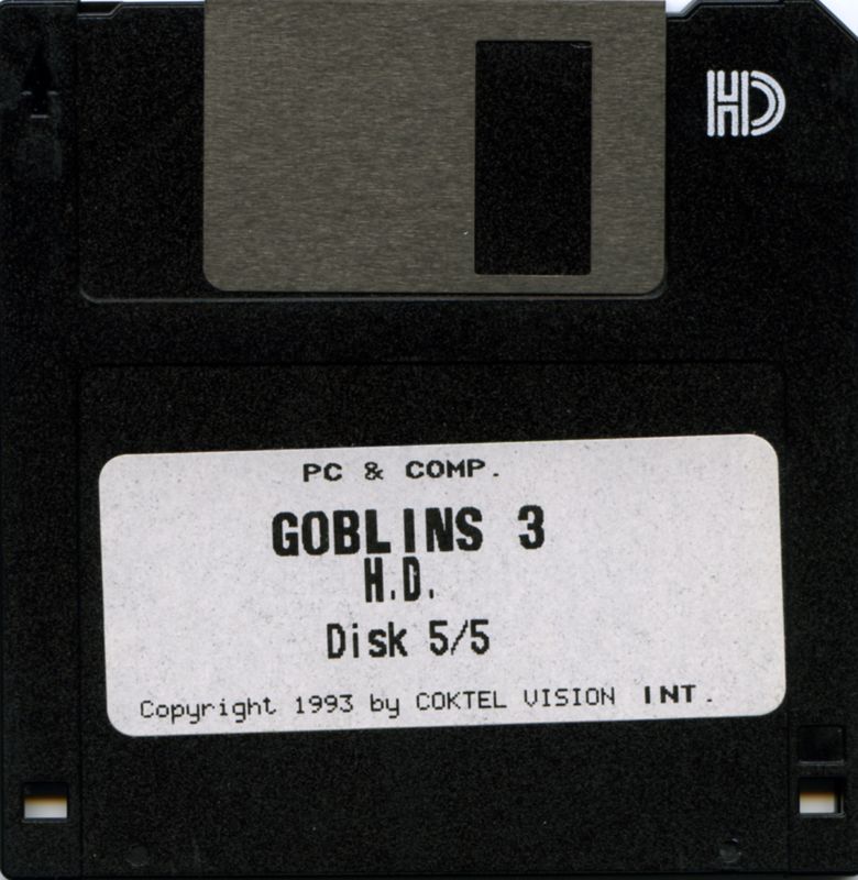 Media for Goblins Quest 3 (DOS): Disk 5/5