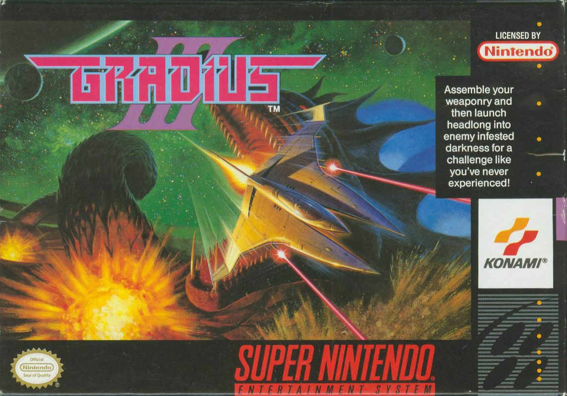 Front Cover for Gradius III (SNES)