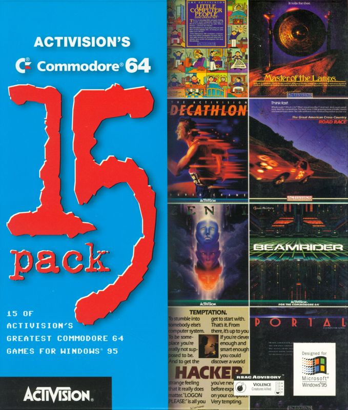 Front Cover for Activision's Commodore 64 15 Pack (Windows)