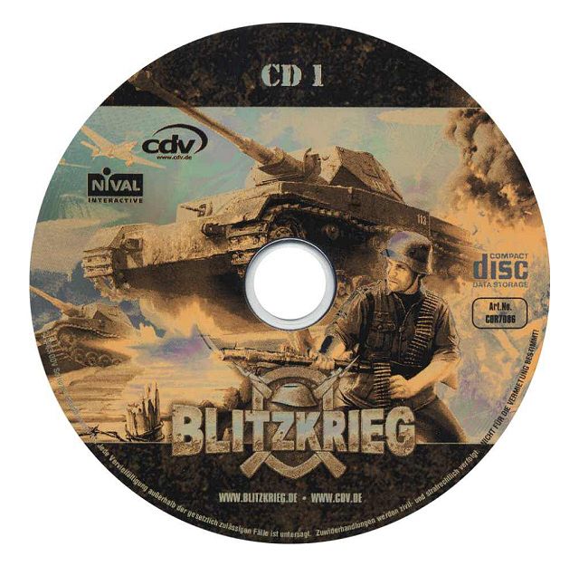 Media for Blitzkrieg (Windows): Disc 1