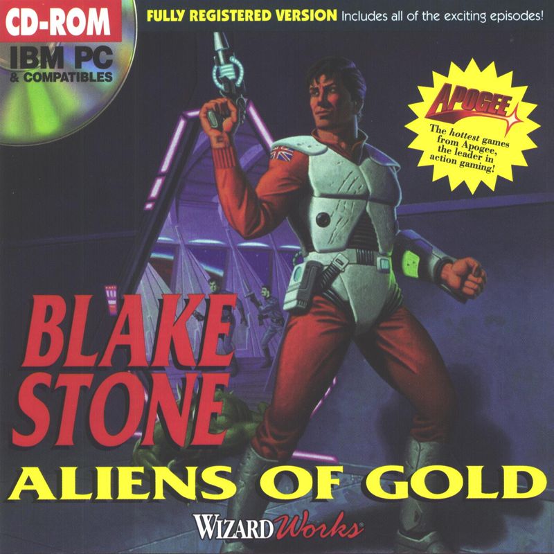 Front Cover for Blake Stone: Aliens of Gold (DOS) (WizardWorks Release)