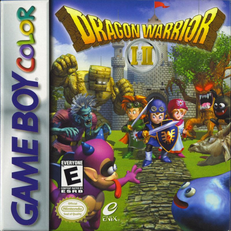 Front Cover for Dragon Warrior I & II (Game Boy Color)