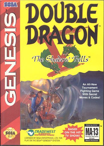 Front Cover for Double Dragon V: The Shadow Falls (Genesis)