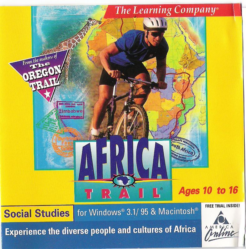 Front Cover for Africa Trail (Macintosh and Windows and Windows 3.x)