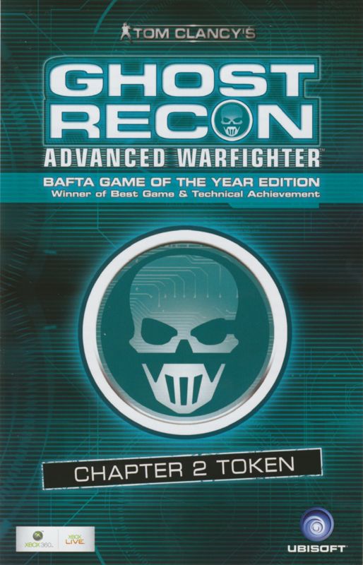 Other for Tom Clancy's Ghost Recon: Advanced Warfighter (Premium Edition) (Xbox 360): Chapter 2 token - front