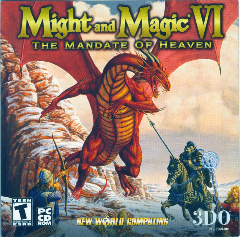 Front Cover for Might and Magic VI: The Mandate of Heaven (Windows) (Jewel case only re-release)