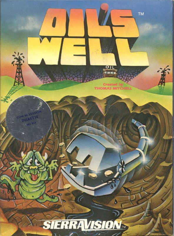 Front Cover for Oil's Well (Commodore 64) (Disk version)