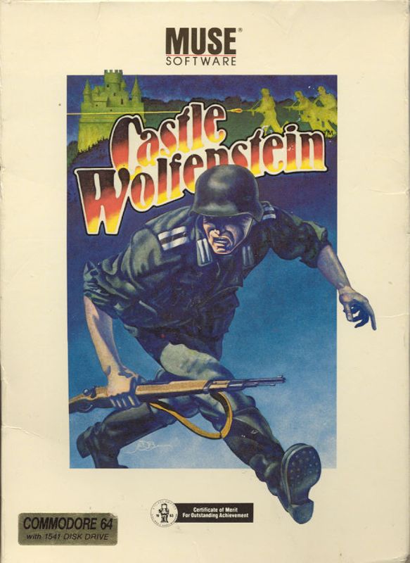 Front Cover for Castle Wolfenstein (Commodore 64)