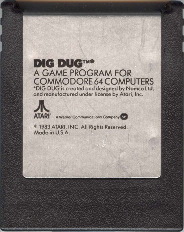 Media for Dig Dug (Commodore 64) (Atarisoft release)