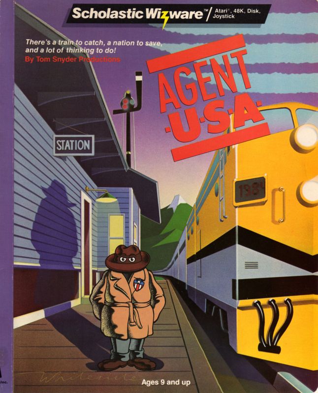 Front Cover for Agent USA (Atari 8-bit)