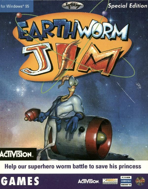 Front Cover for Earthworm Jim: Special Edition (Windows) (SoftKey Release)