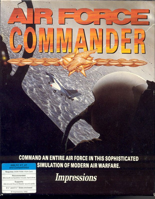 Front Cover for Air Force Commander (DOS)