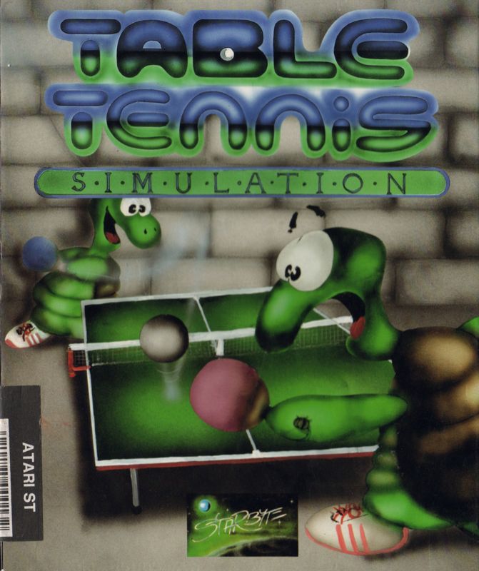 Front Cover for Table Tennis Simulation (Atari ST)