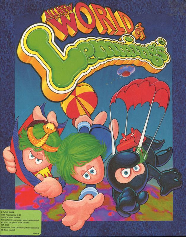 Front Cover for The Lemmings Chronicles (DOS)