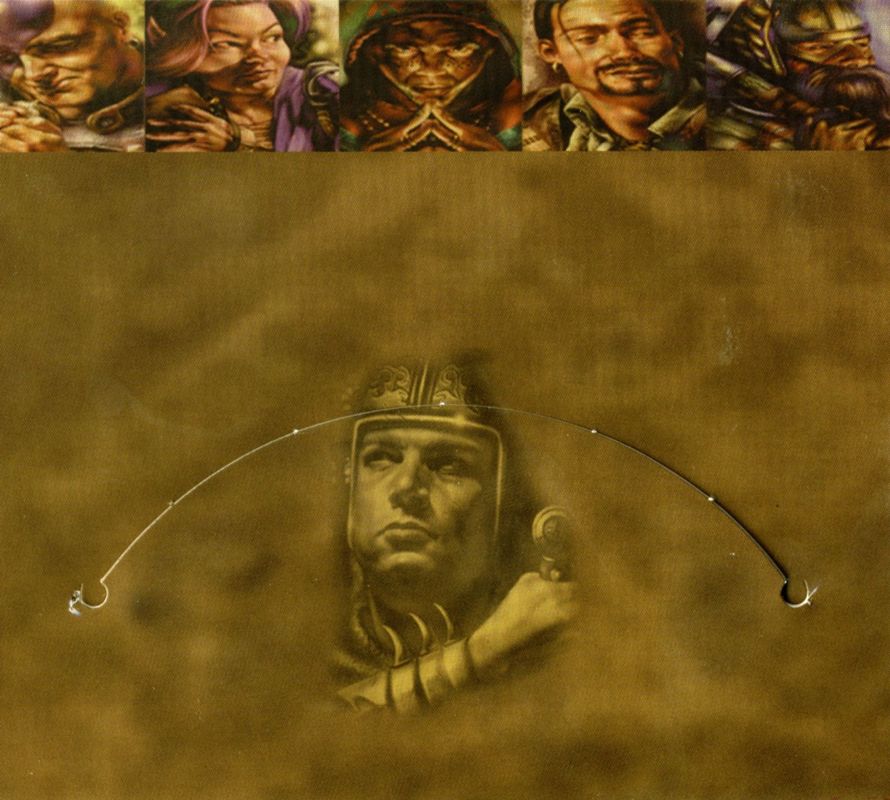 Other for Planescape: Torment / Baldur's Gate / Fallout 2 (Windows): Baldur's Gate - Cardboard Case - Inside Behind Disc 1