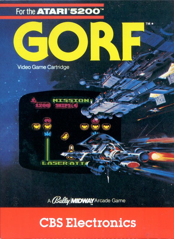 Front Cover for Gorf (Atari 5200)