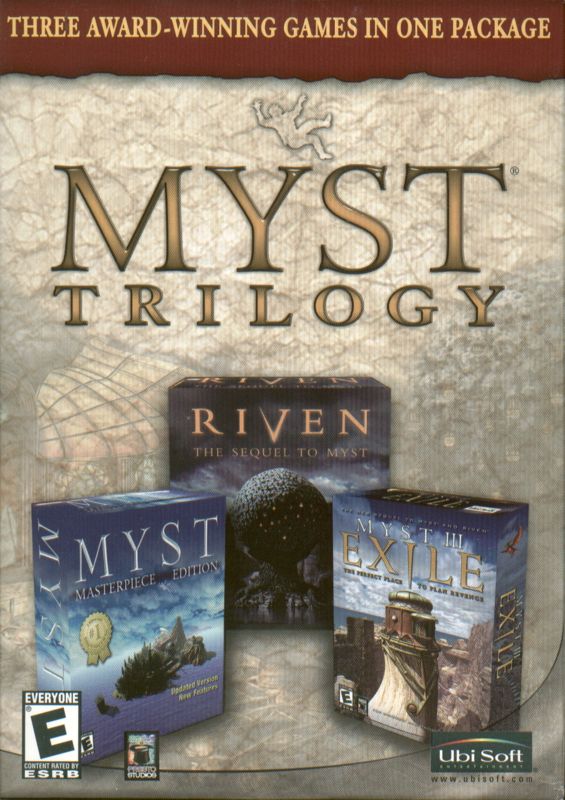 Front Cover for Myst Trilogy (Macintosh and Windows)