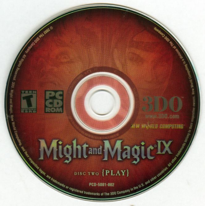 Media for Might and Magic IX (Windows): Disc 2 - Game