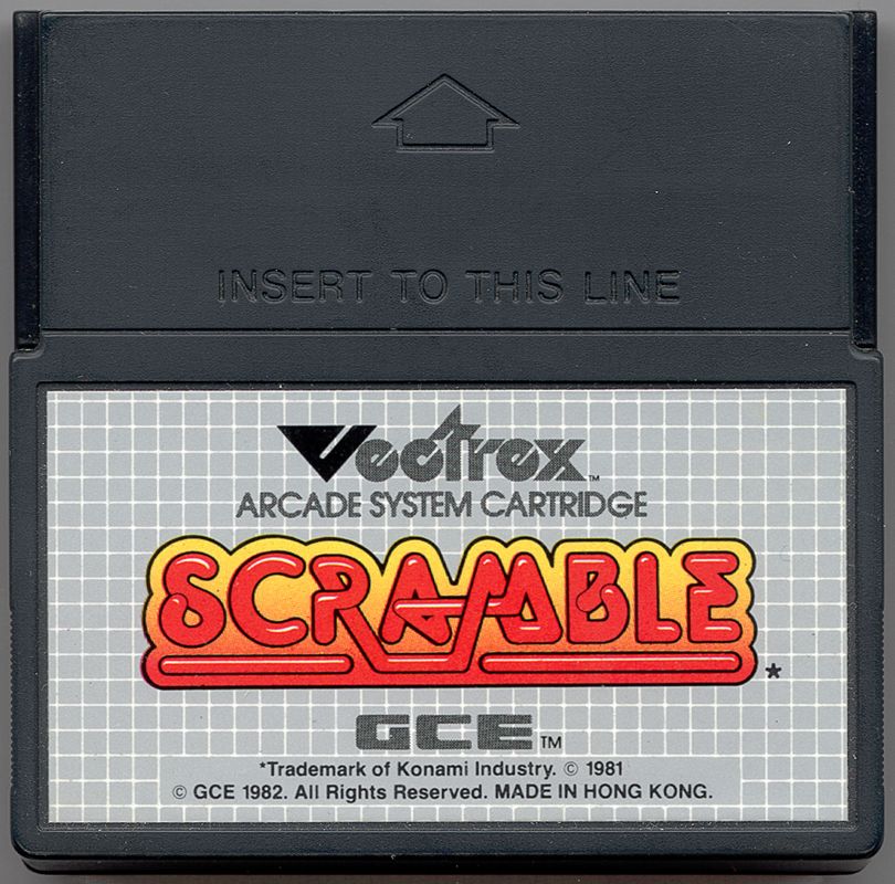 Media for Scramble (Vectrex)