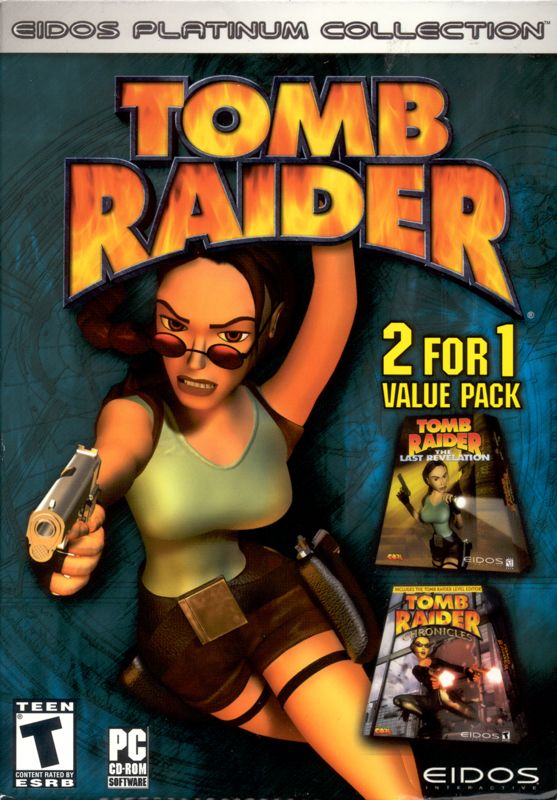 Front Cover for Tomb Raider 2 for 1 Value Pack (Windows)