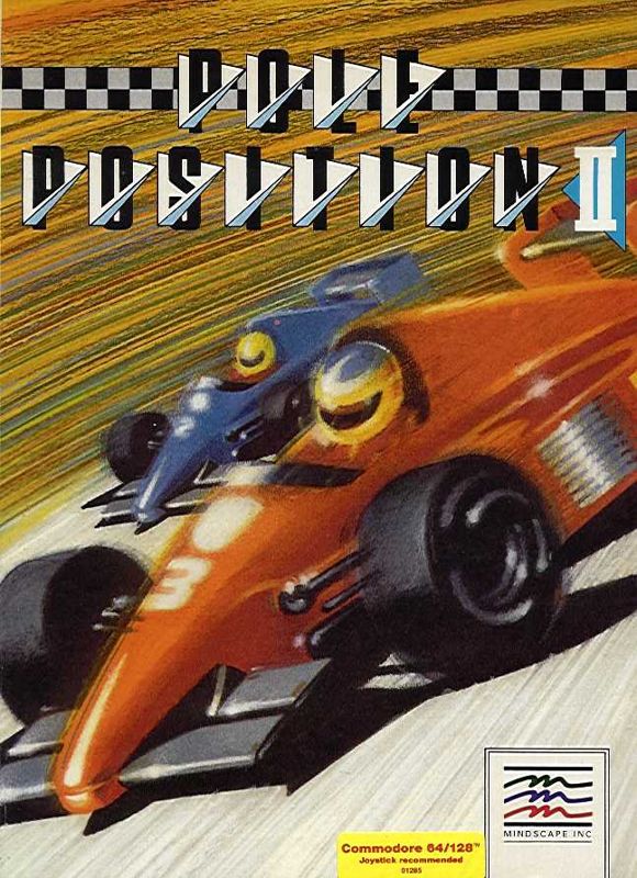 Front Cover for Pole Position II (Commodore 64)