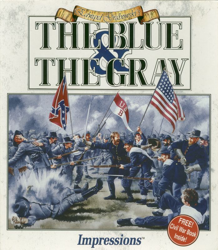 Front Cover for Edward Grabowski's The Blue & The Gray (DOS)
